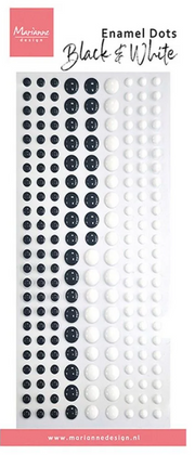 Marianne Design • Enamel Dots Black & White (PL4537) *
