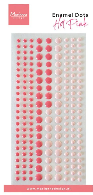 Marianne Design • Enamel Dots Duotone Hot Pink (PL4539) *