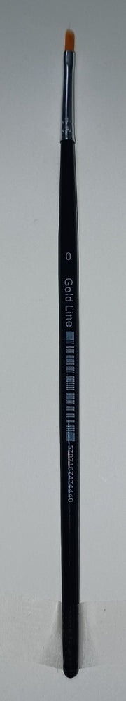 Gold Line Acryl Penseel Plat 0