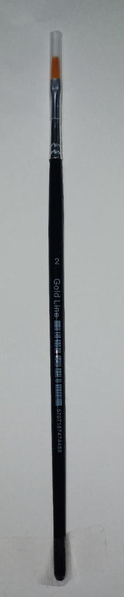 Gold Line Acryl Penseel Plat 2