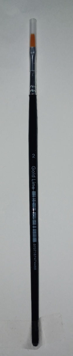 Gold Line Acryl Penseel Plat 2