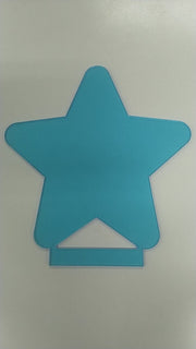 Plexiglas plaatje - Kerstster - 17x17cm
