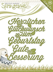 Die - Precious Marieke - Springtime - Wünsche (AFGEPRIJSD)