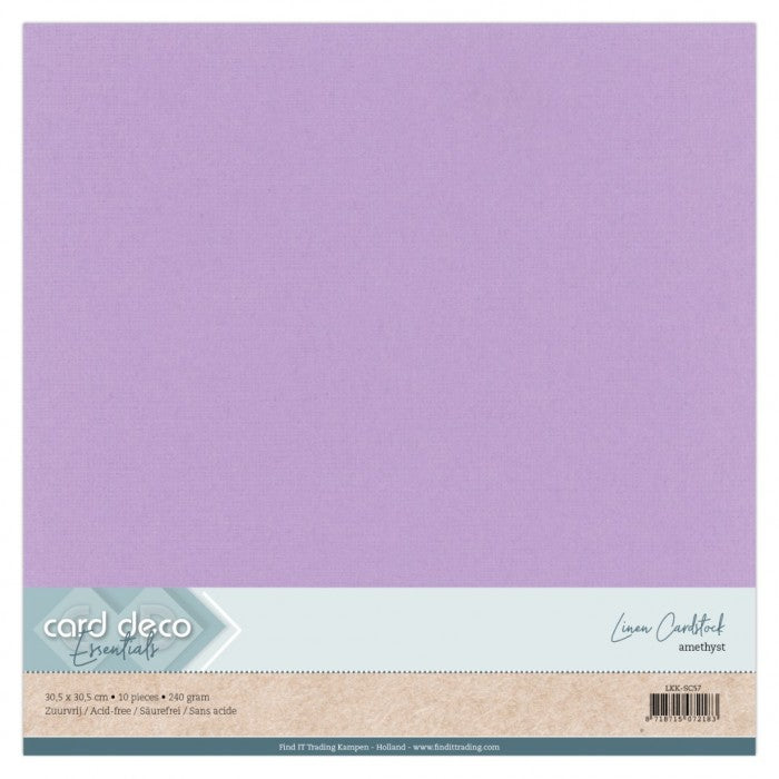 Linnenkarton - Card Deco - Scrap - Amethyst - (LKK-SC57)
