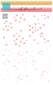 Mask Stencil 2 Layer Hearts (PS8175) *