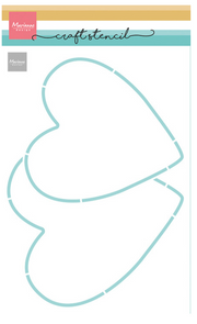 Craft Stencil 2 Hearts (PS8176) *