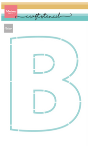 Craft Stencils Letter B (PS8178) *