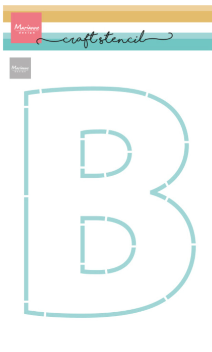 Craft Stencils Letter B (PS8178) *