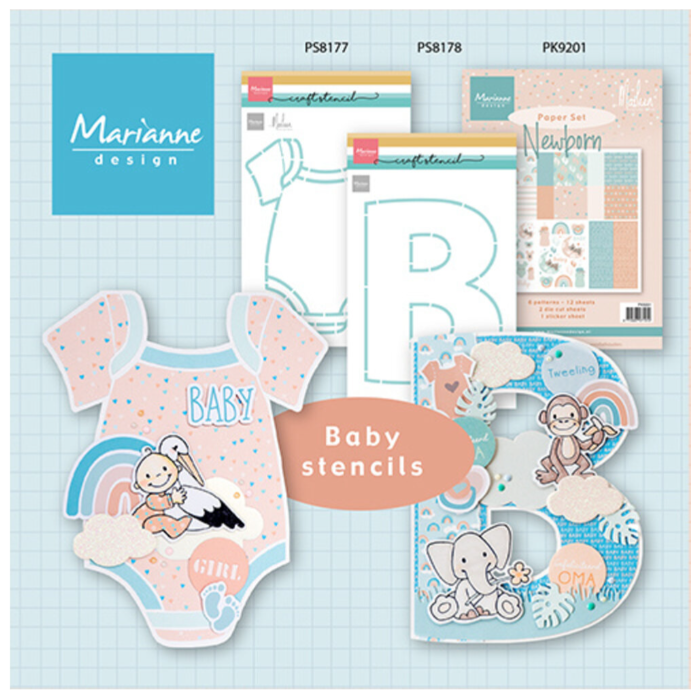 Craft Stencils Letter B (PS8178) *