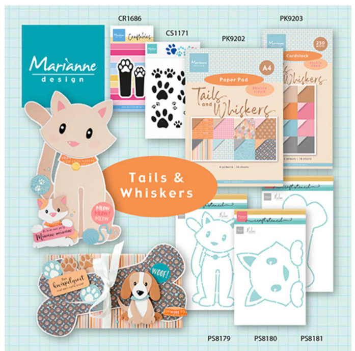 Craft Stencil by Marleen Cat (PS8180) *
