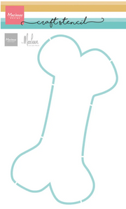 Craft Stencil by Marleen Dog Bone (PS8181) *