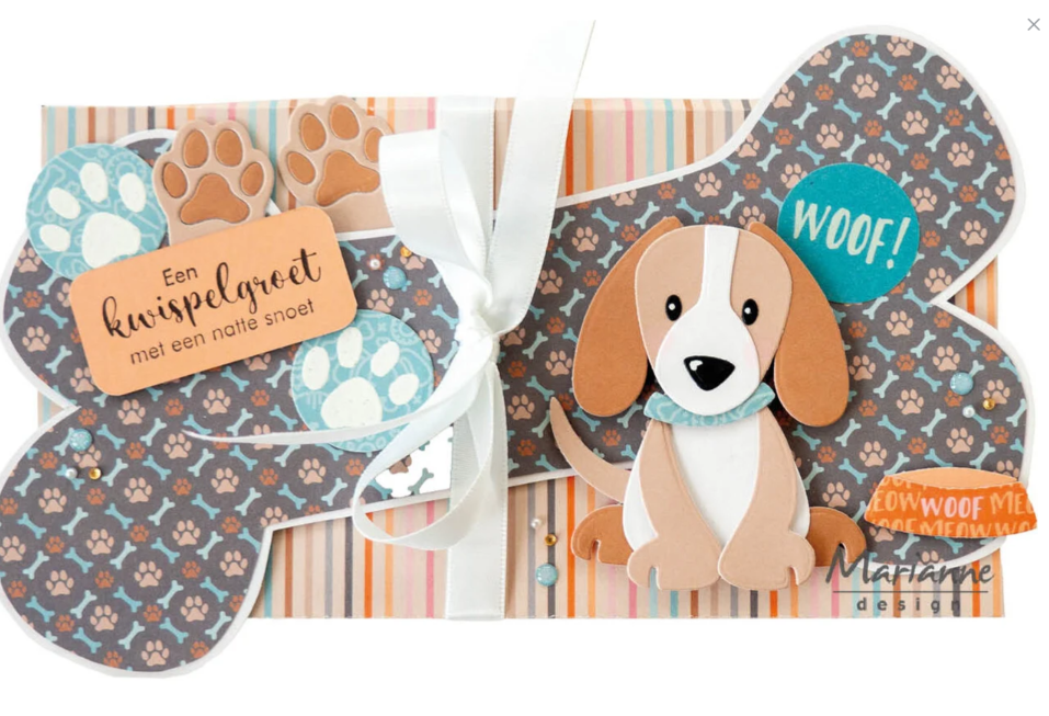 Craft Stencil by Marleen Dog Bone (PS8181) *