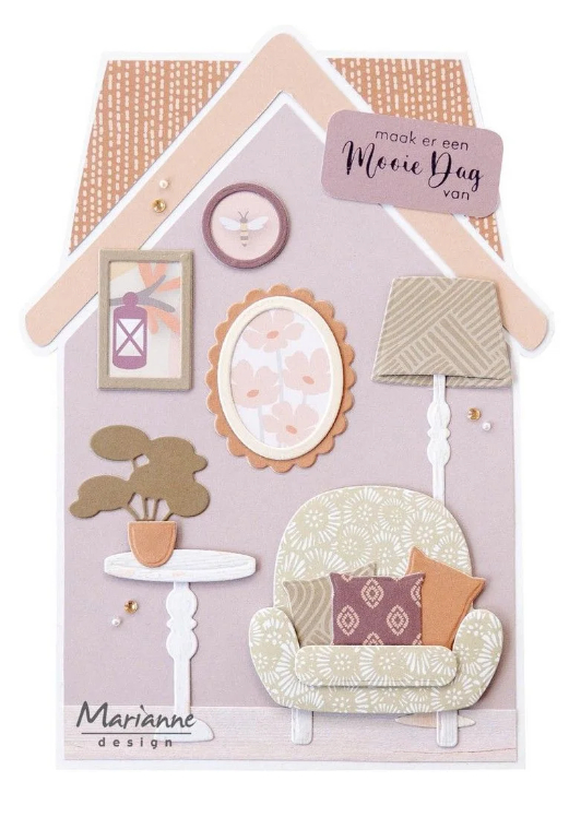 Marianne Design • Craft Stencil House by Marleen (PS8184) *