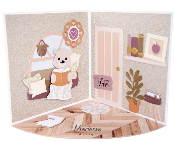 Marianne Design • Craft Stencil A4 Create a Room by Marleen (PS8185) *