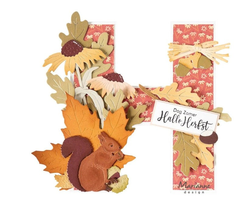 Marianne Design • Stencils Craft Stencil Pumpkin Cottage By Marleen (PS8189) *