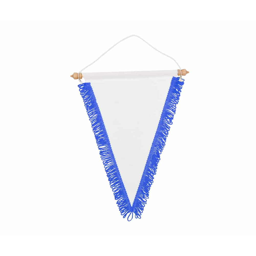Wimpel/Sportvlag/Puntvaan - 21x32cm - Blauw*