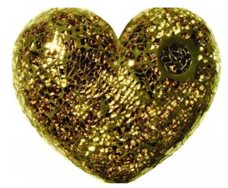 Veiligheidsglas 20x15 cm Goud (R052) *
