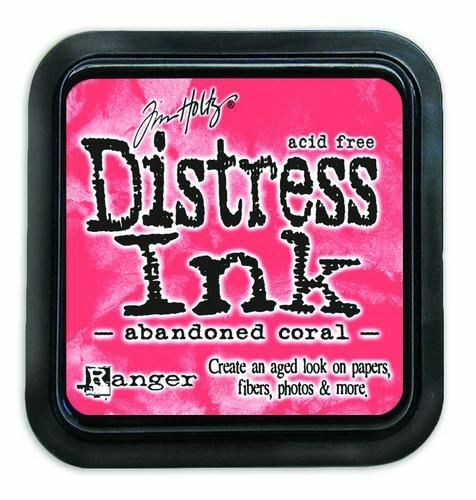 Ranger Distress Inks pad - abandoned coral - stamp pad - Tim Holtz (TIM43188)