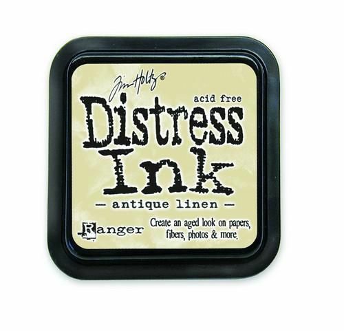 Ranger Distress Inks pad - antique linen - stamp pad - Tim Holtz (TIM19497)