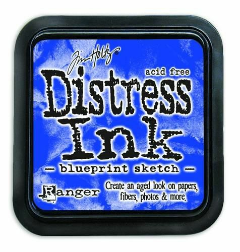 Ranger Distress Inks pad - blueprint sketch - stamp pad - Tim Holtz (TIM43195)