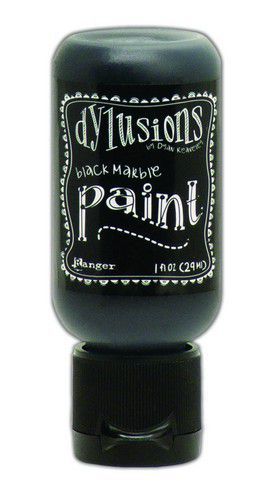 Ranger Dylusions Paint Flip Cap Bottle 29ml - Black Marble DYQ70375 *
