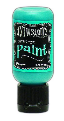 Ranger Dylusions Paint Flip Cap Bottle 29ml - Calypso Teal DYQ70412 *