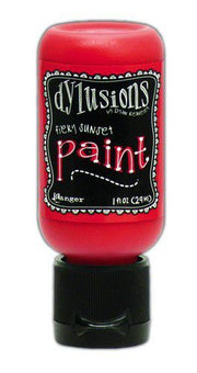 Ranger Dylusions Paint Flip Cap Bottle 29ml - Fiery Sunset DYQ70474 *
