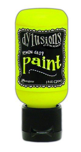 Ranger Dylusions Paint Flip Cap Bottle 29ml - Lemon Drop DYQ70528 *