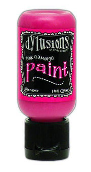 Ranger Dylusions Paint Flip Cap Bottle 29ml - Pink Flamingo DYQ70597 *