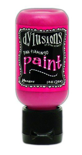 Ranger Dylusions Paint Flip Cap Bottle 29ml - Pink Flamingo DYQ70597 *