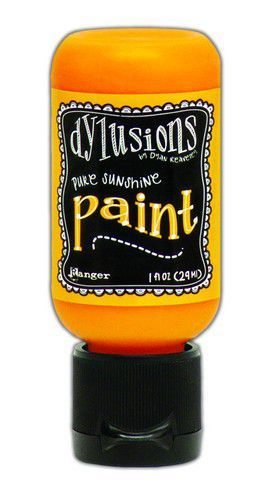 Ranger Dylusions Paint Flip Cap Bottle 29ml - Pure Sunshine DYQ70627 *