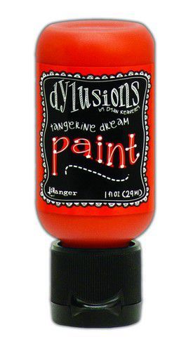 Ranger Dylusions Paint Flip Cap Bottle 29ml - Tangerine Dream DYQ70672 *