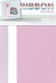 Ribbon (lint) stickers - Flower (AFGEPRIJSD) (3.9873)