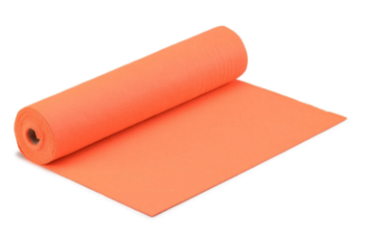 Vilt op rol 45cm x 1m - Oranje