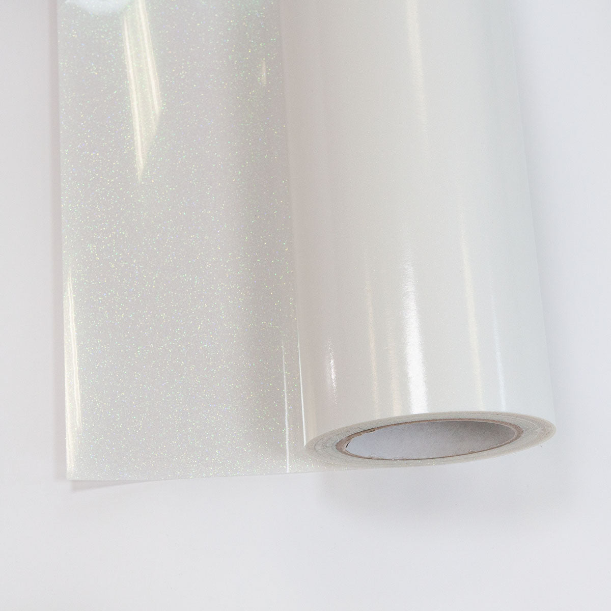POLI-FLEX - PEARL GLITTER - Flexfolie - Rainbow-White - 30 x 50 cm (488)