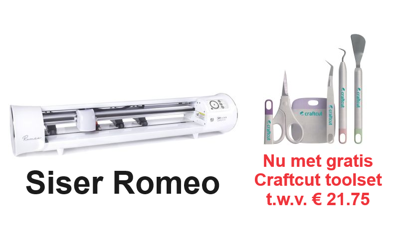Siser Romeo + Roll Holder / Met gratis online cursus en vinylpakket twv € 60,-