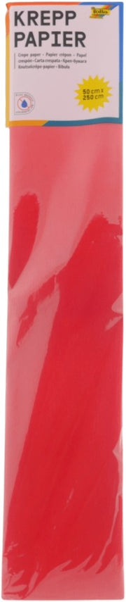 Folia Crepepapier Rood 250X50CM (822134)