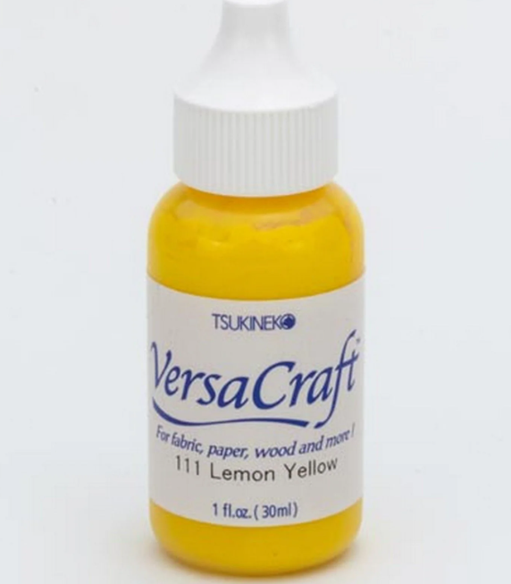 Tsukineko • VersaCraft Reinker Navulling Inkt Lemon Yellow (RVK-111) *