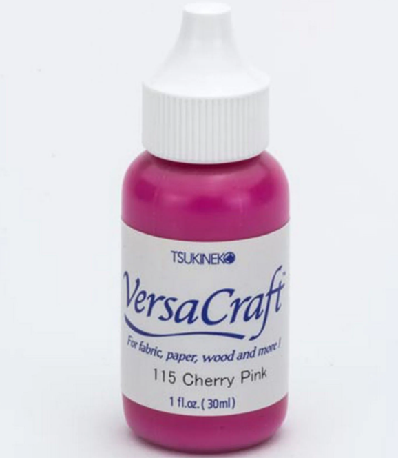 Tsukineko • VersaCraft Reinker Navulling Inkt Cherry Pink (RVK-115) *