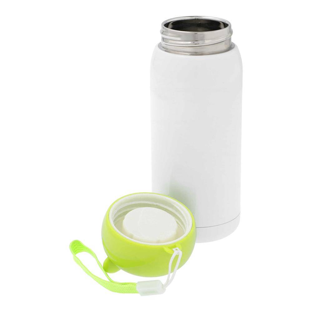 Sublimatie Thermosfles van RVS 320ml / 11oz recht met Groene dop (SDB.067.178.002)
