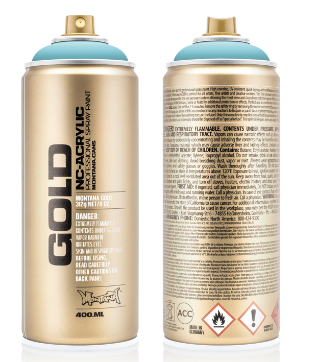 Montana Gold Spuitbus 400 ml Shock Blue Light (S5000) *