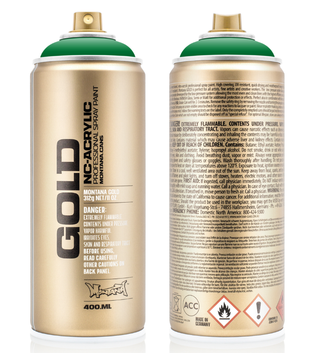 Montana Gold Spuitbus 400 ml Shock Green (S6010) *