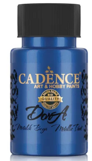 Cadence - Dora Acrylverf Metallic - Sax Blue - 50ml - (0154)