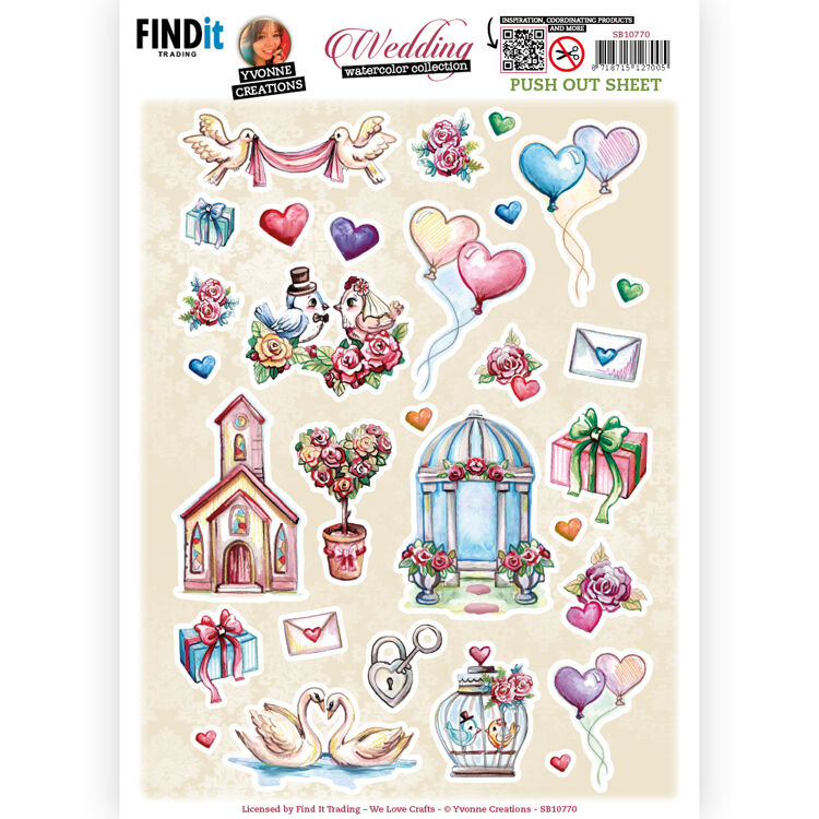 Push Out - Yvonne Creations - Wedding - Small Elements B (SB10770)