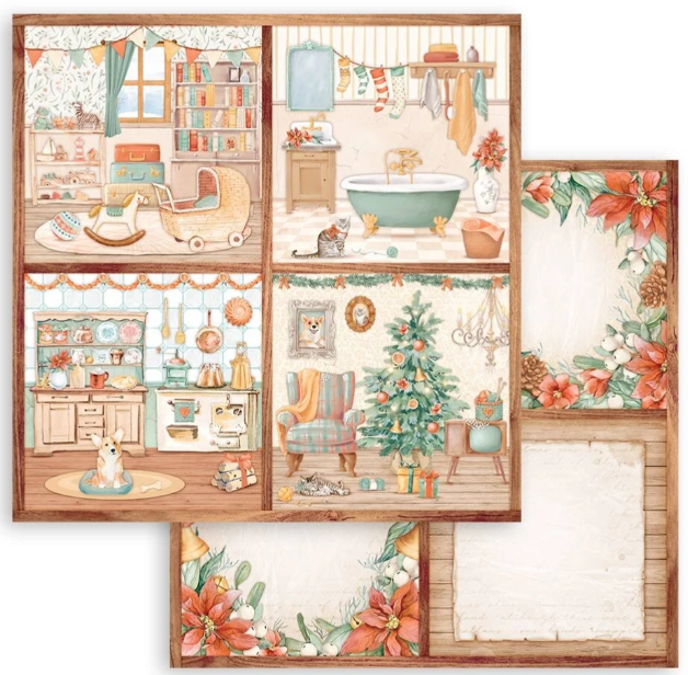 All Around Christmas 12x12 Inch Paper Pack (SBBL140) *