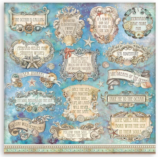 Songs of the Sea 12x12 Inch Paper Pack (SBBL141) *