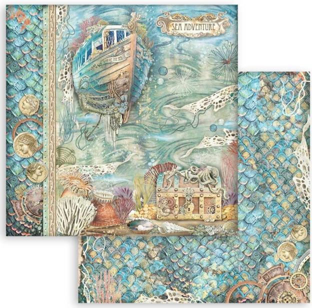 Songs of the Sea 12x12 Inch Paper Pack (SBBL141) *