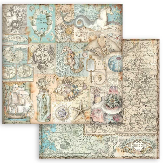 Songs of the Sea 12x12 Inch Paper Pack (SBBL141) *