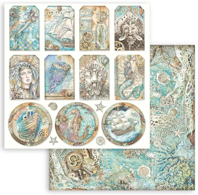 Songs of the Sea 12x12 Inch Paper Pack (SBBL141) *