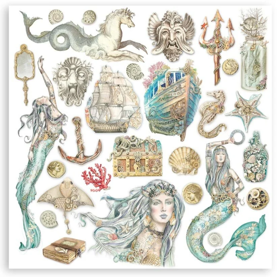 Songs of the Sea 12x12 Inch Paper Pack (SBBL141) *
